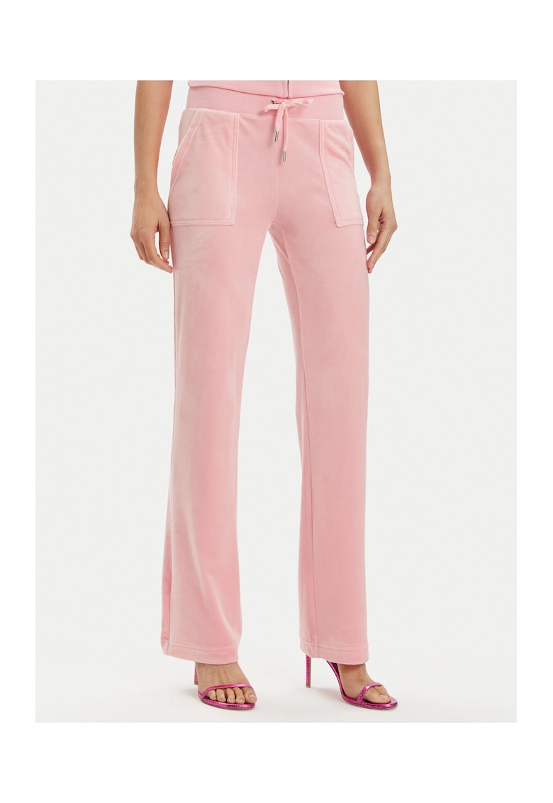 Pantaloni dama - 96027 - Poliester - Roz