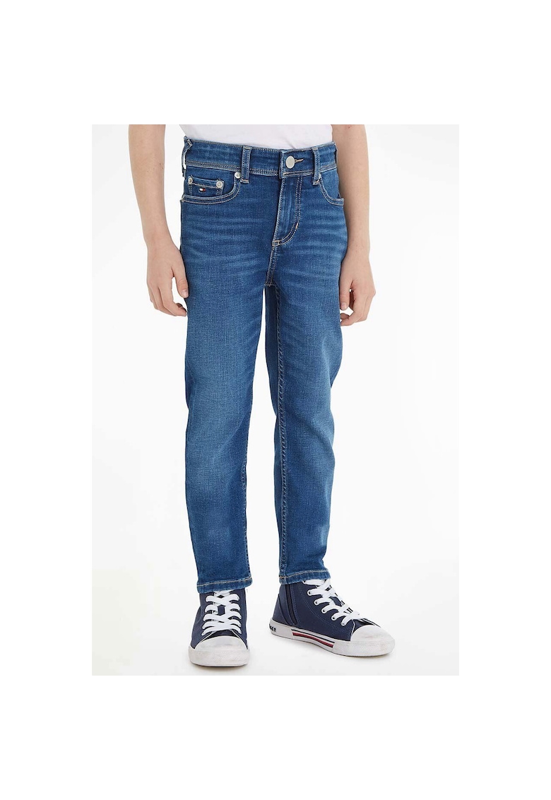 Blugi slim fit KB0KB08465 - Albastru