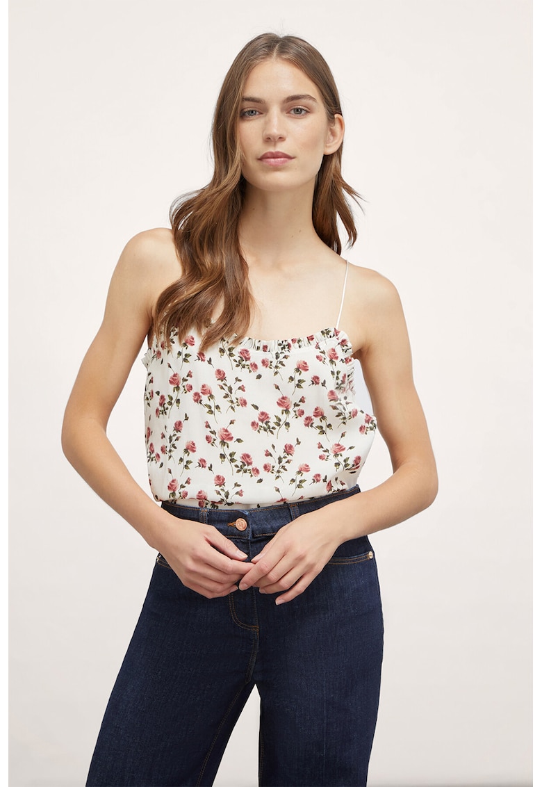 Top cu imprimeu floral