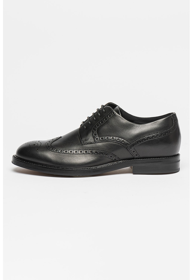 Pantofi derby din piele Dressletic - Negru