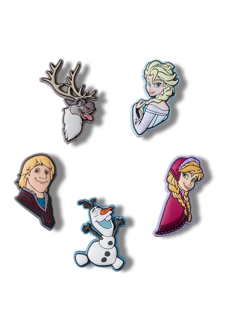 Set de accesorii jibbitz cu tematica Frozen - 5 piese