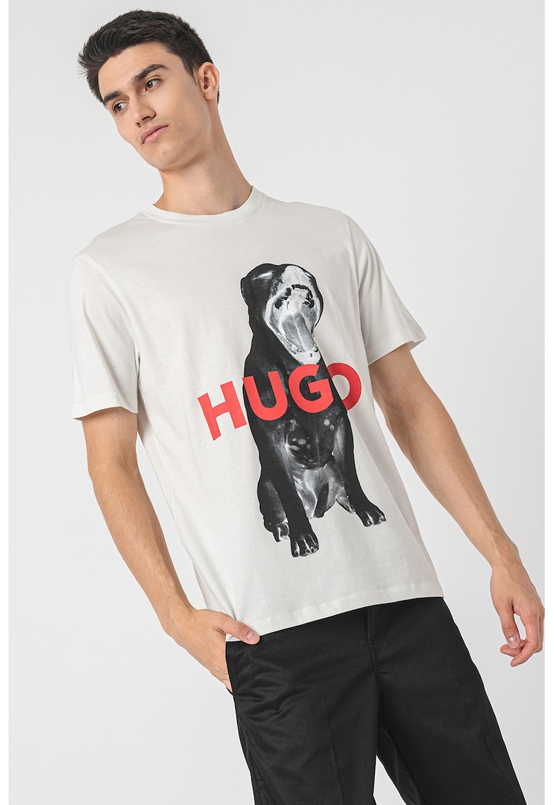 Tricou de bumbac cu imprimeu Dayaking