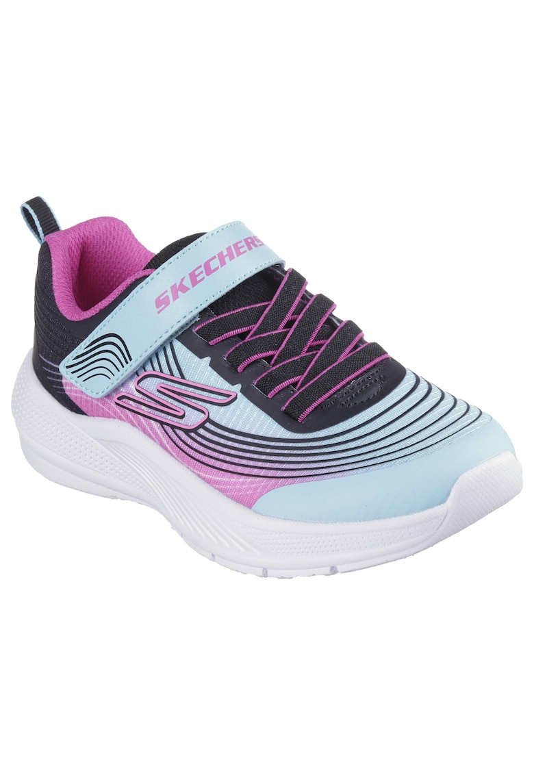 Pantofi copii fete sport Microspec Advance 303575L-AQUA/PURPLE
