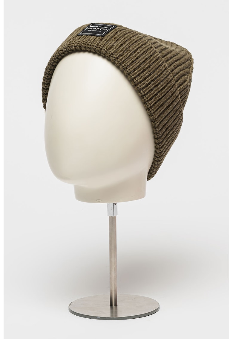 Caciula elastica din amestec de lana cu striatii