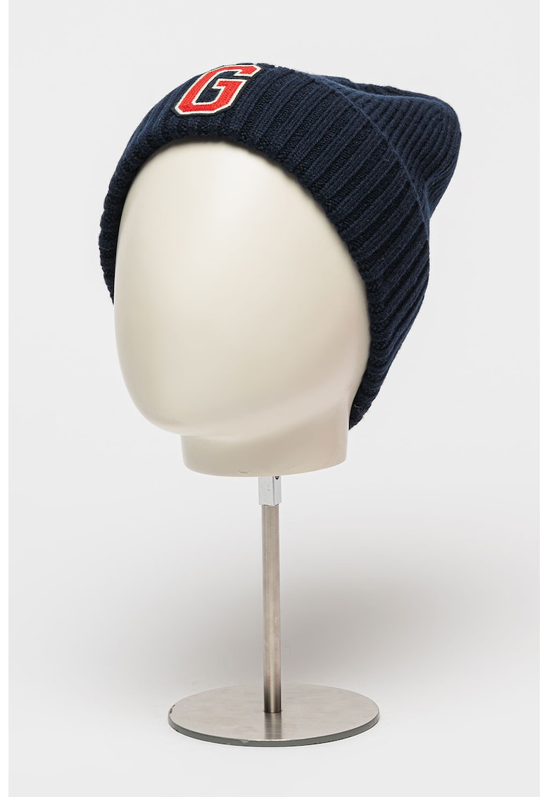 Caciula din amestec de lana cu broderie