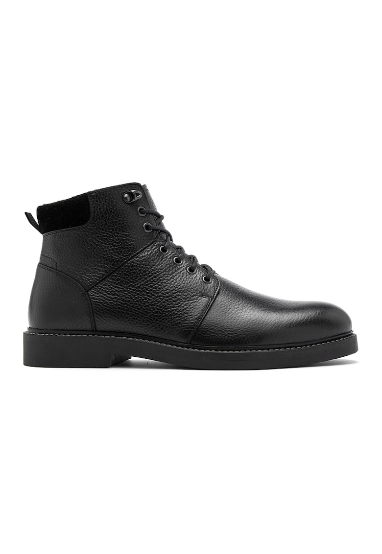 Ghete din piele Danny - Negru