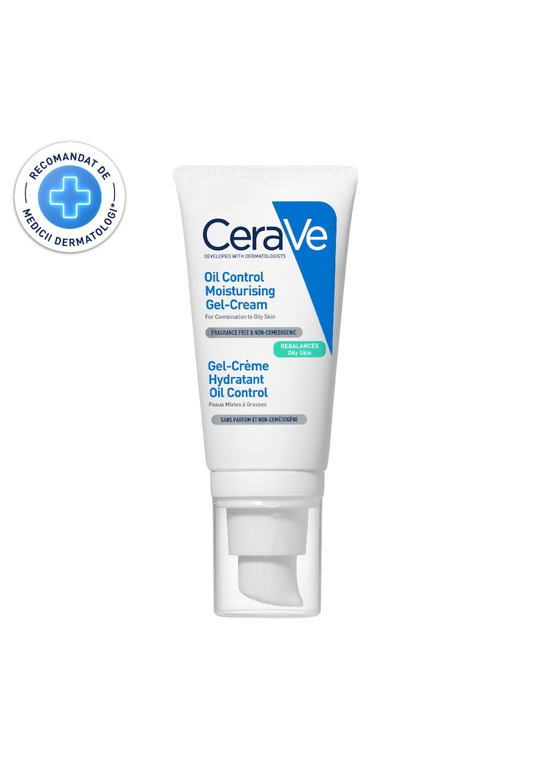 Gel-crema cu efect hidratant -  Oil Control pentru ten mixt spre gras - 52 ml