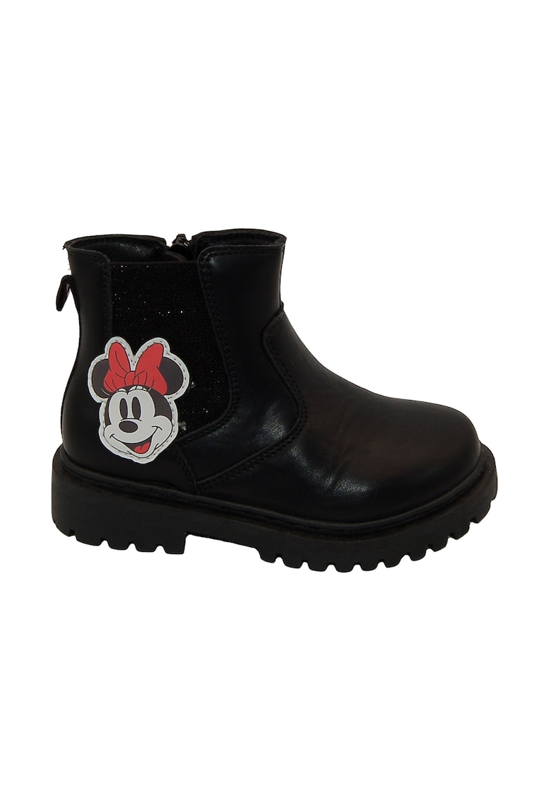 Ghete de piele ecologica cu Minnie Mouse