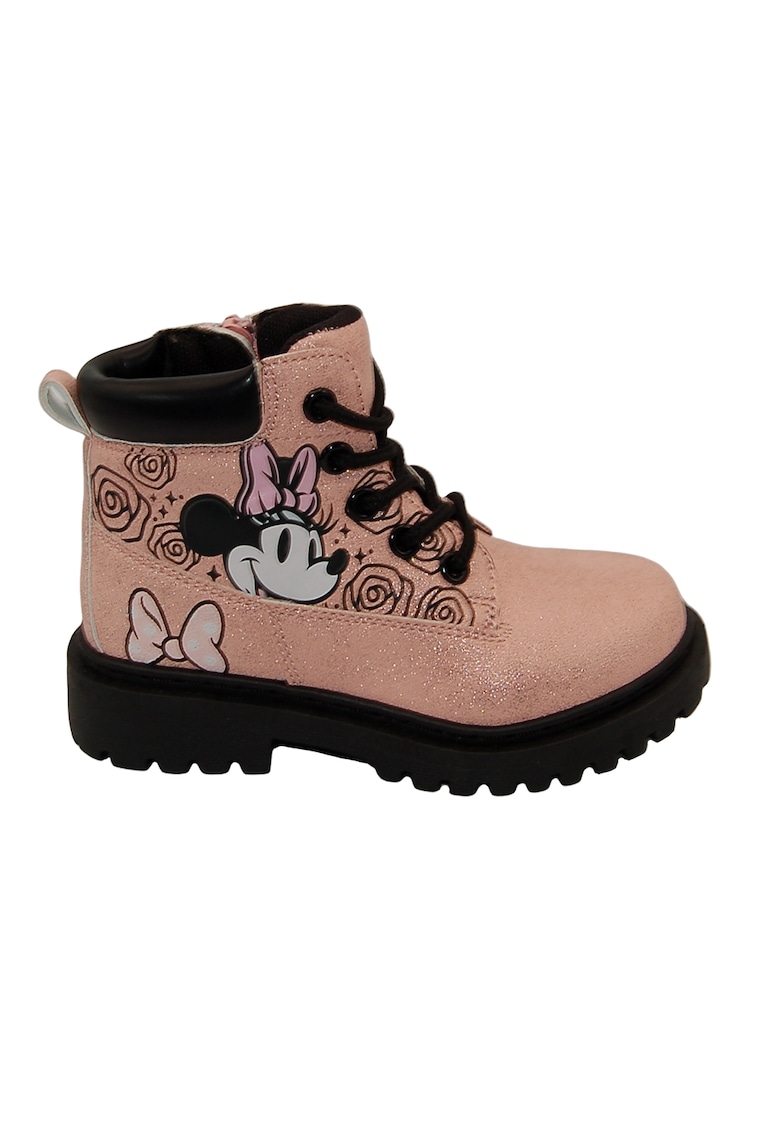 Ghete de piele ecologica cu Minnie Mouse