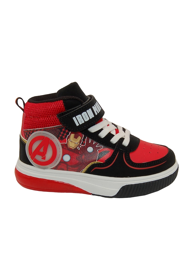 Pantofi sport high-cut cu imprimeu Iron Man