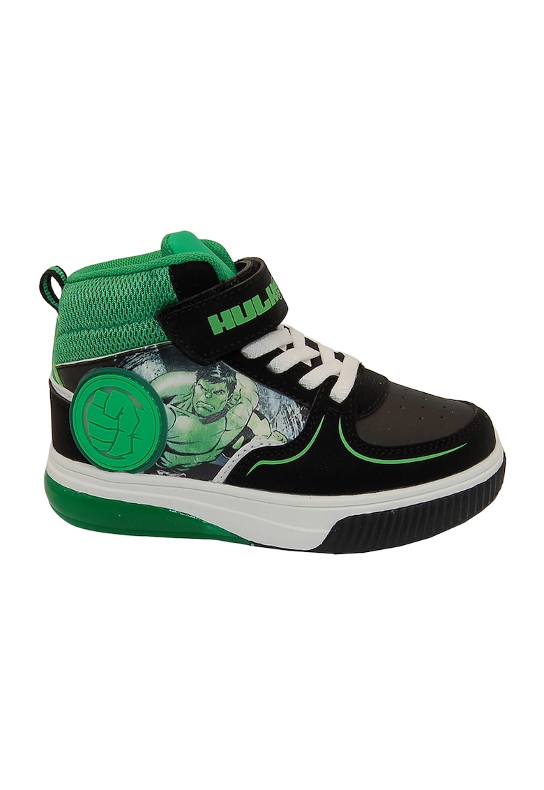 Pantofi sport high-cut cu imprimeu Hulk