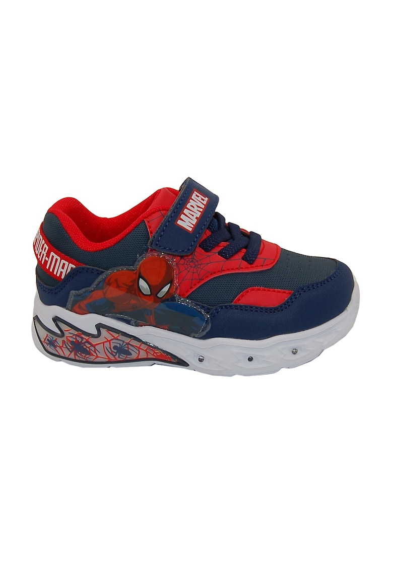 Pantofi cu velcro si Spider-Man