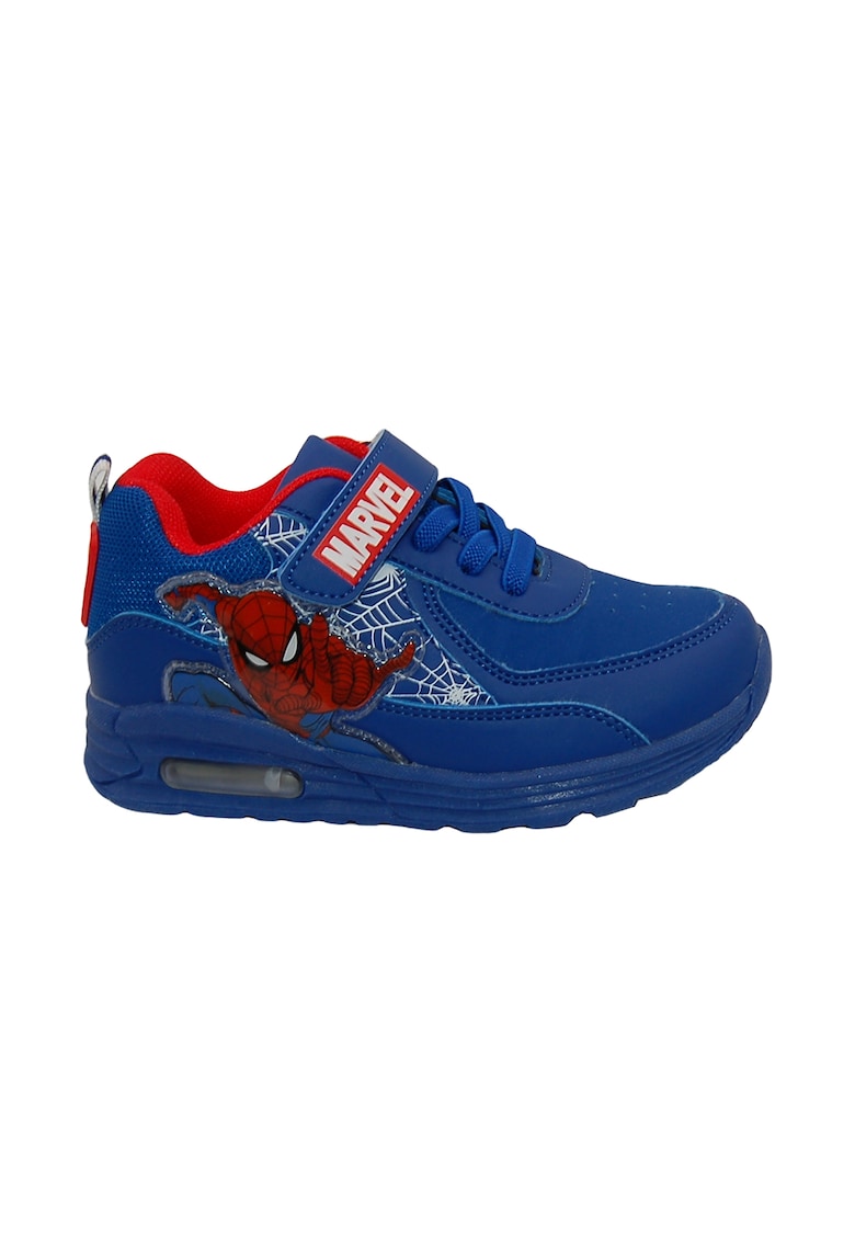 Pantofi sport de piele ecologica cu Spider-Man