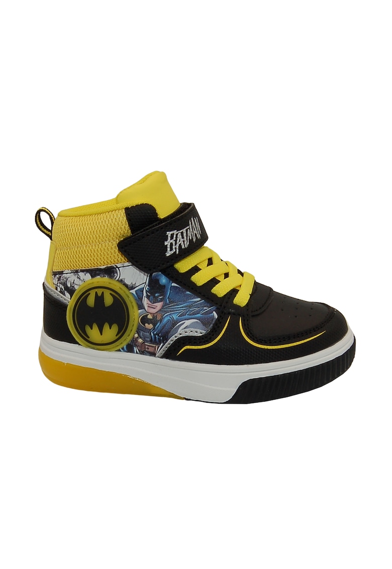 Pantofi sport inalti cu Batman si velcro