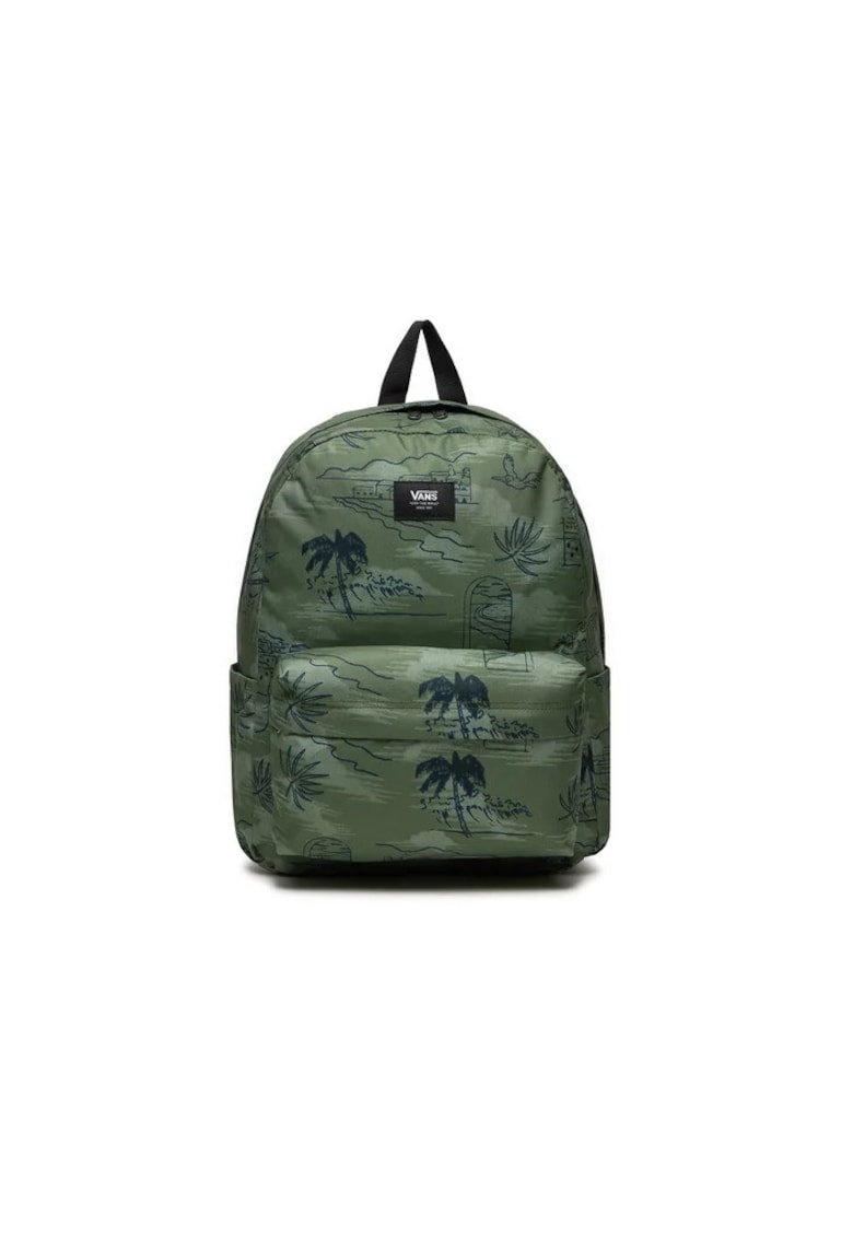 Rucsac verde cu imprimeu Old Skool Olivine