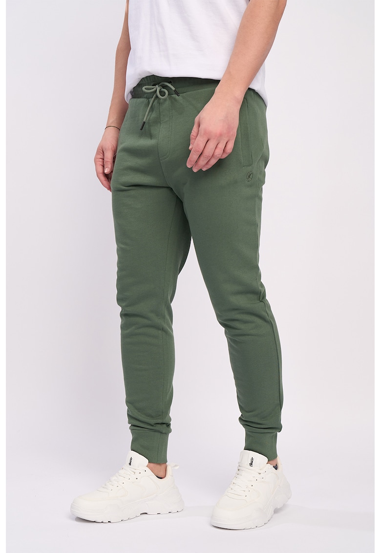 Pantaloni de trening cu snur - conici