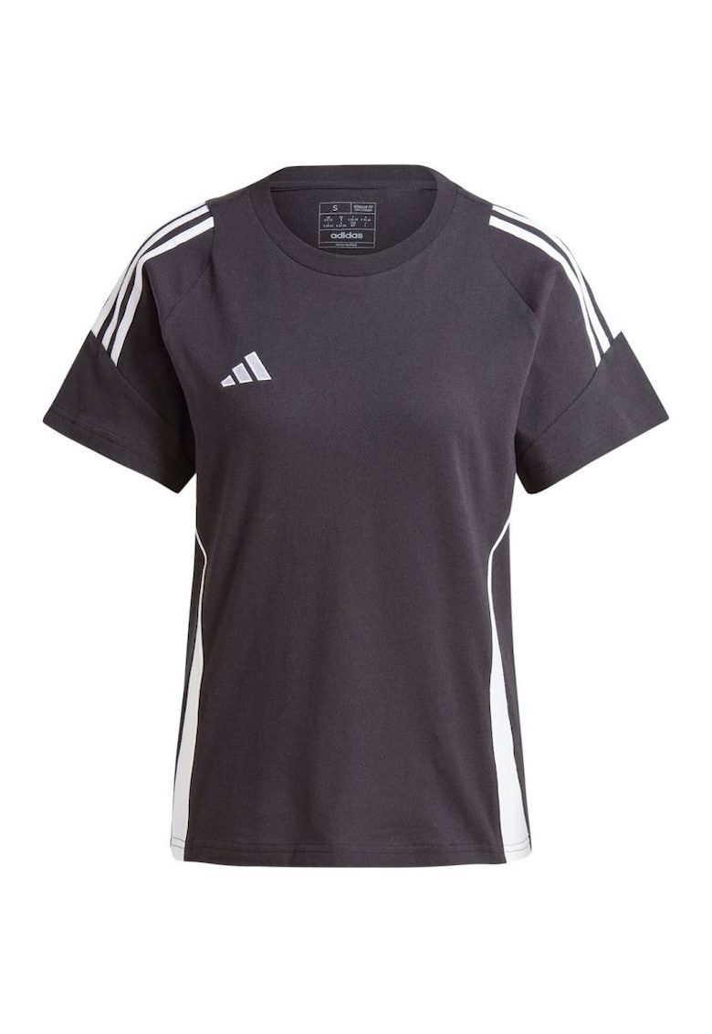 Tricou sport dama Tiro 24 - Bumbac/Poliester - Negru