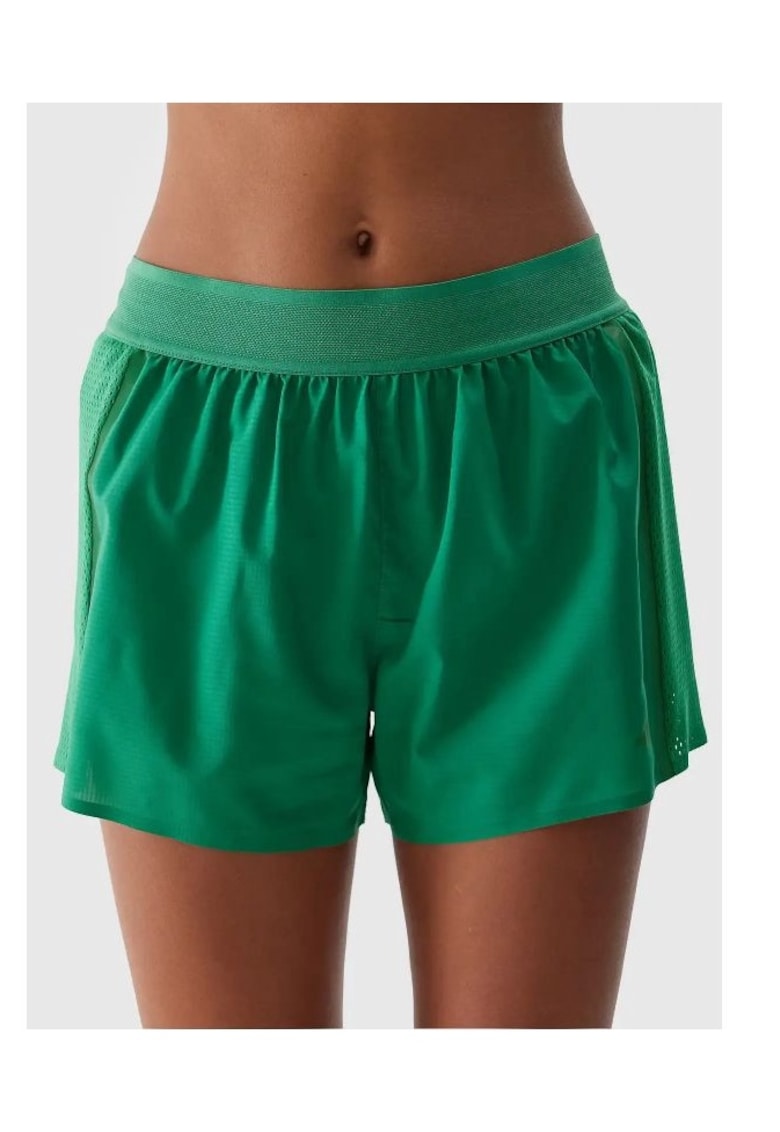 Pantaloni scurti sport dama - Poliester - Verde