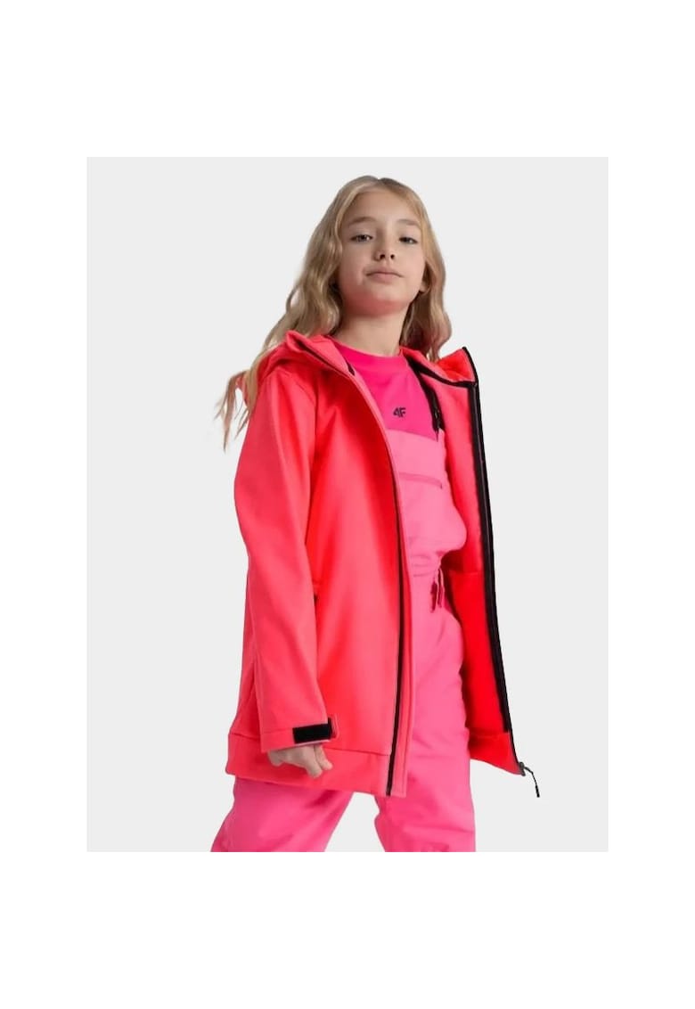 Geaca softshell copii Sintetic - Roz