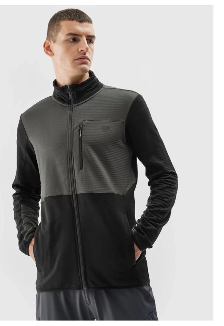 Hanorac pentru barbati din fleece Gri/Negru