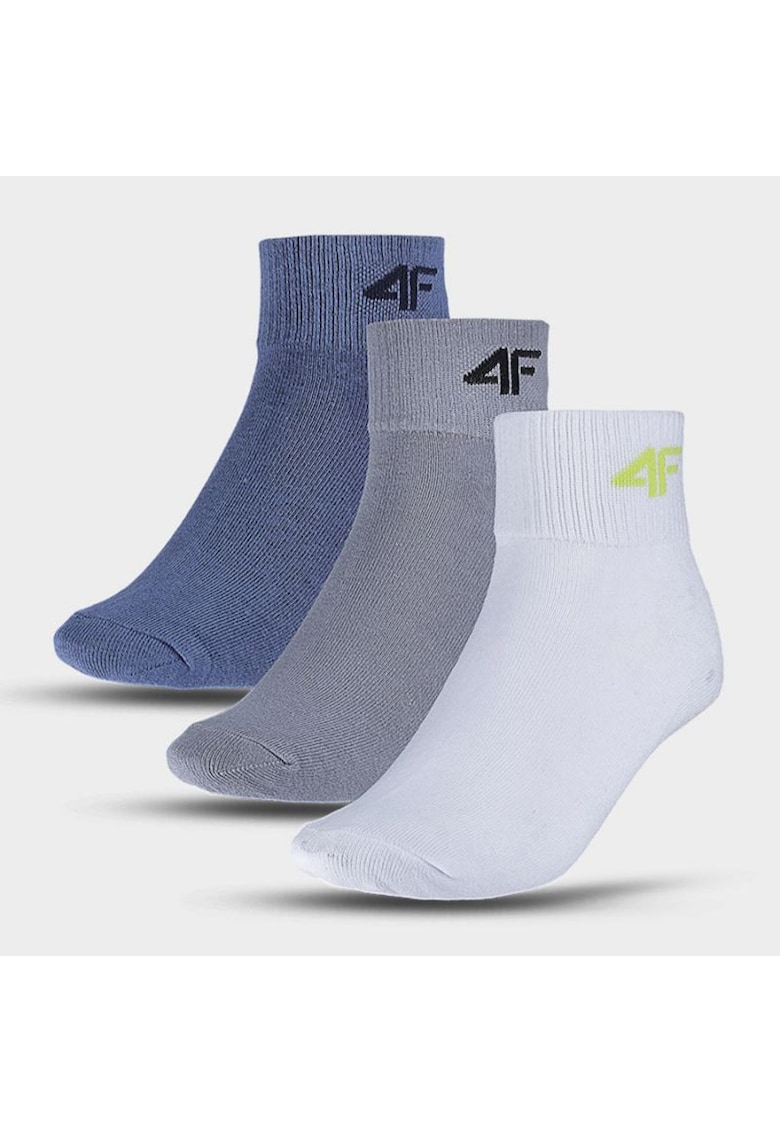 Set 3 perechi sosete sport copii - Bumbac/Poliamida - Multicolor -