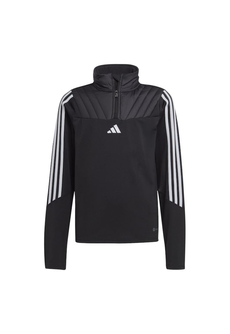 Hanorac sport baieti - Poliester - Negru/Alb