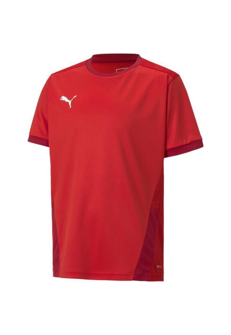 Tricou sport copii - teamGOAL 23 - respirabil - rosu - poliester reciclabil