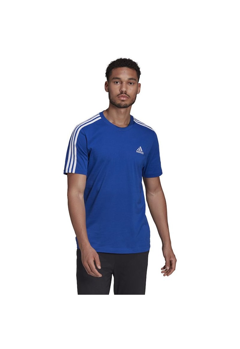 Tricou sport barbati - Bumbac/Poliester - Albastru -