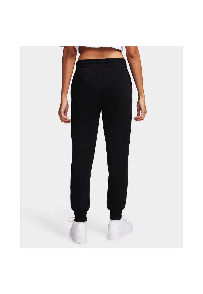 Pantaloni sport dama - Bumbac/Poliester - Negru -