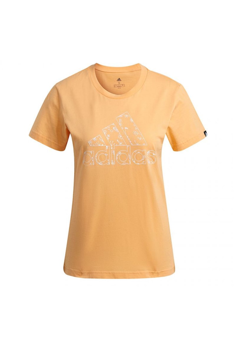 Tricou sport dama - Bumbac - Galben -