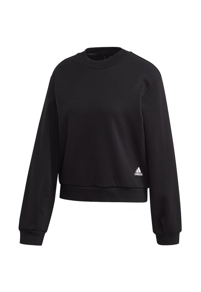 Hanorac sport dama - Bumbac/Poliester - Negru -