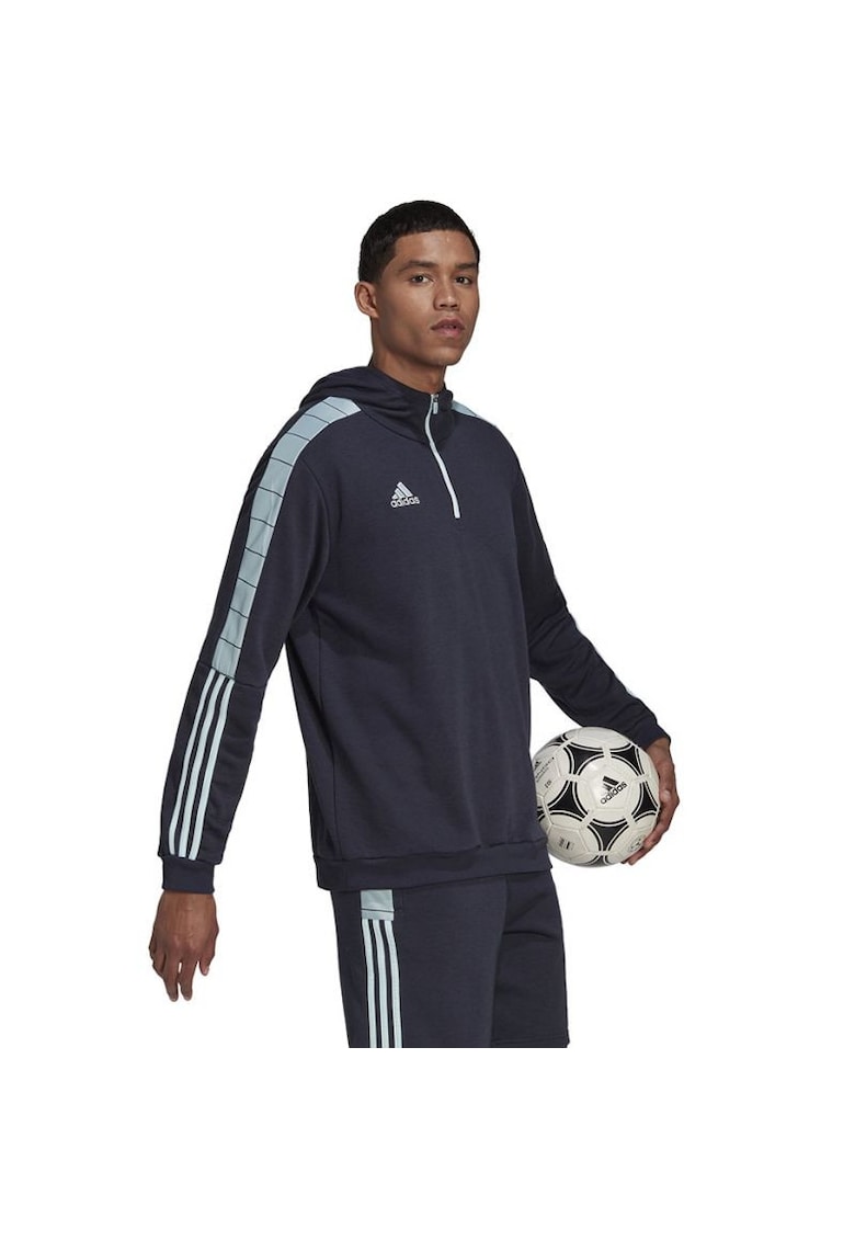 Hanorac sport barbati - Bumbac/Poliester - Albastru -