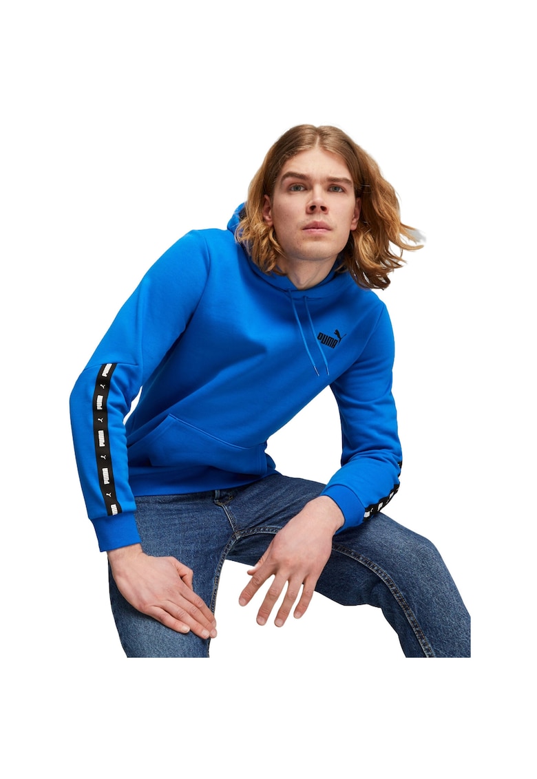 Hanorac barbati Ess Tape Hoodie Fl 29726 - Albastru - Albastru