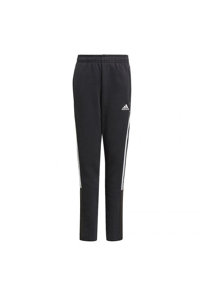 Pantaloni sport fete - Bumbac/Poliester - Negru -