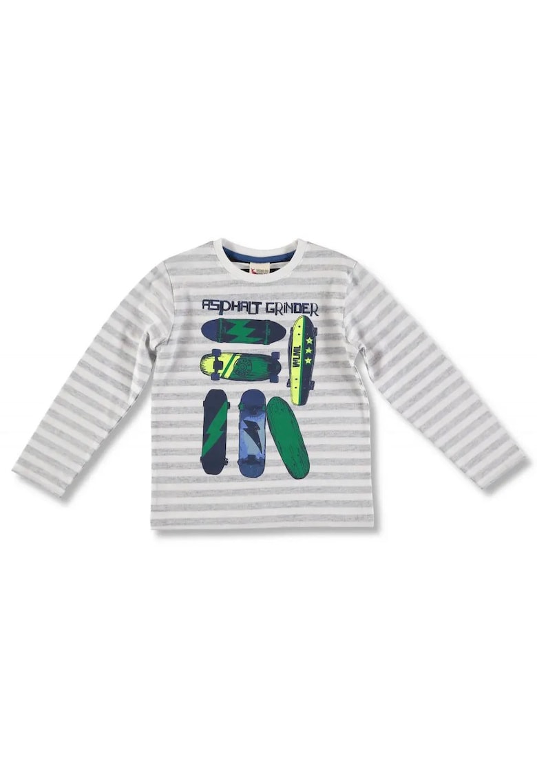 Bluzita din bumbac cu imprimeu - baieti - 44770