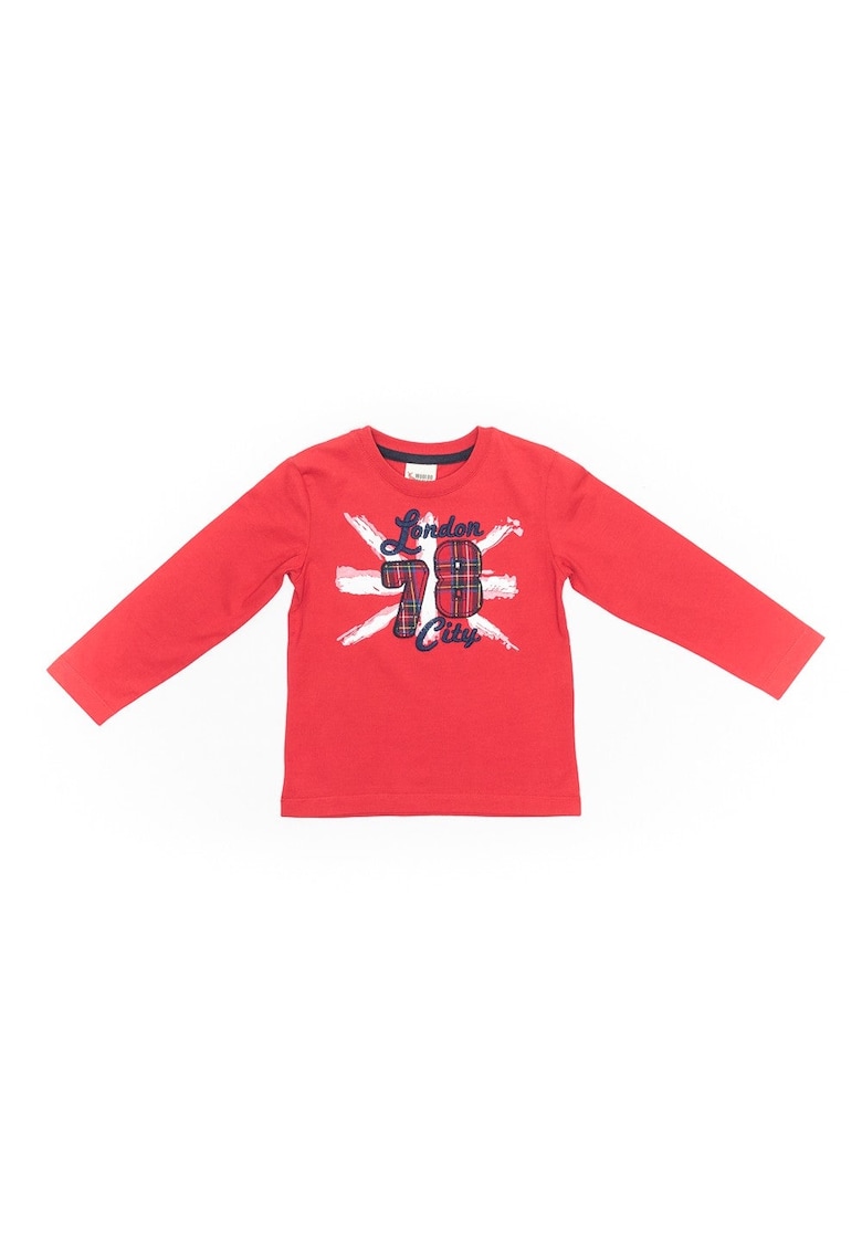 Bluza imprimeu London - baieti - 36740 - Rosu -