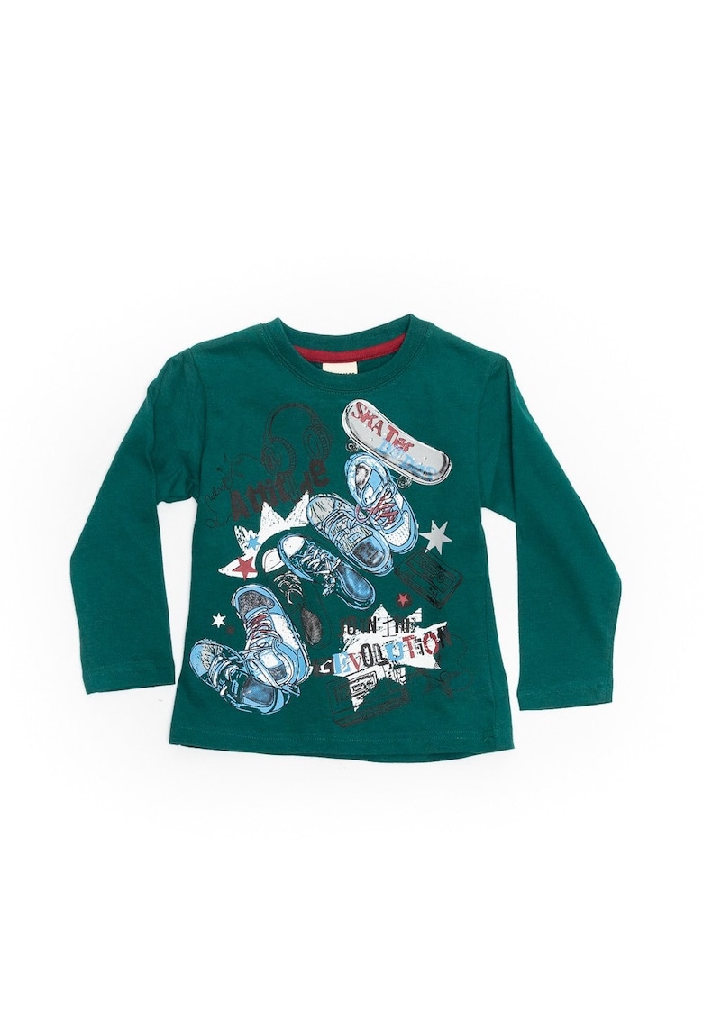 Bluza cu maneca lunga - Wooloo Mooloo - verde - 50740 - 92 cm - Verde