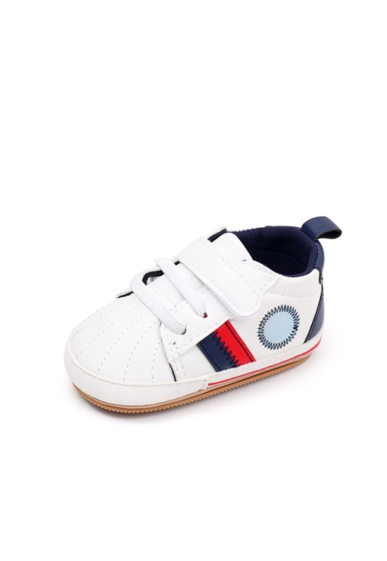 Pantofi Sport Model Tommy - Piele ecologica - Baieti - Siret - Velcro