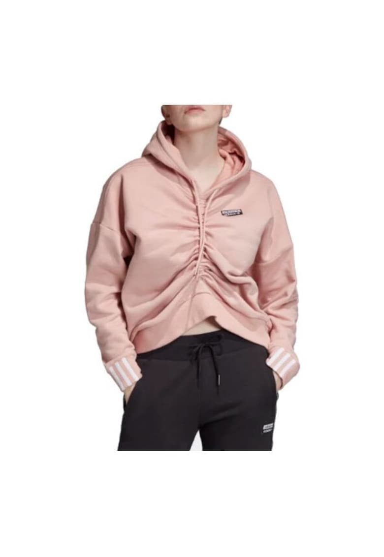 Hanorac sport dama -  Bumbac - Roz -