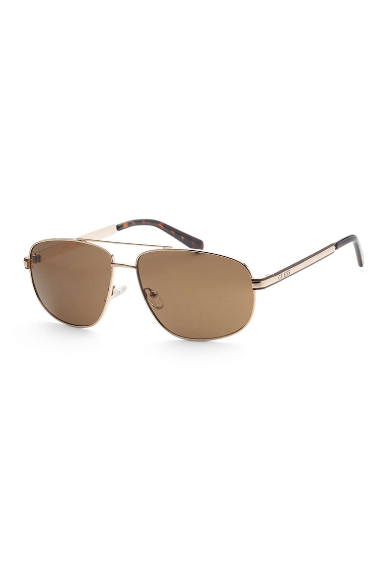 Ochelari de soare aviator cu rama metalica