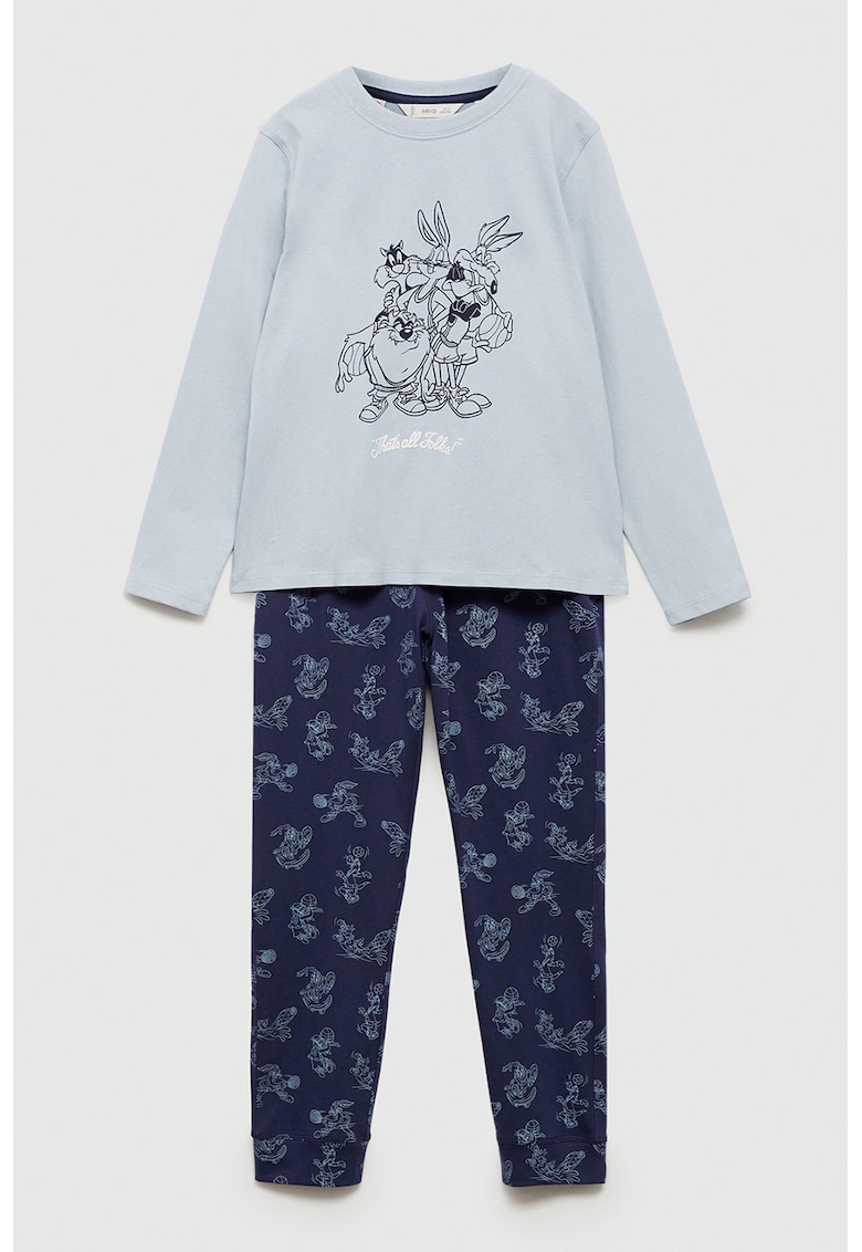 Pijama de bumbac cu Looney Tunes