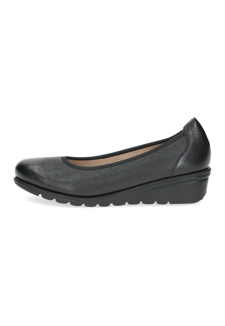 Pantofi wedge de piele