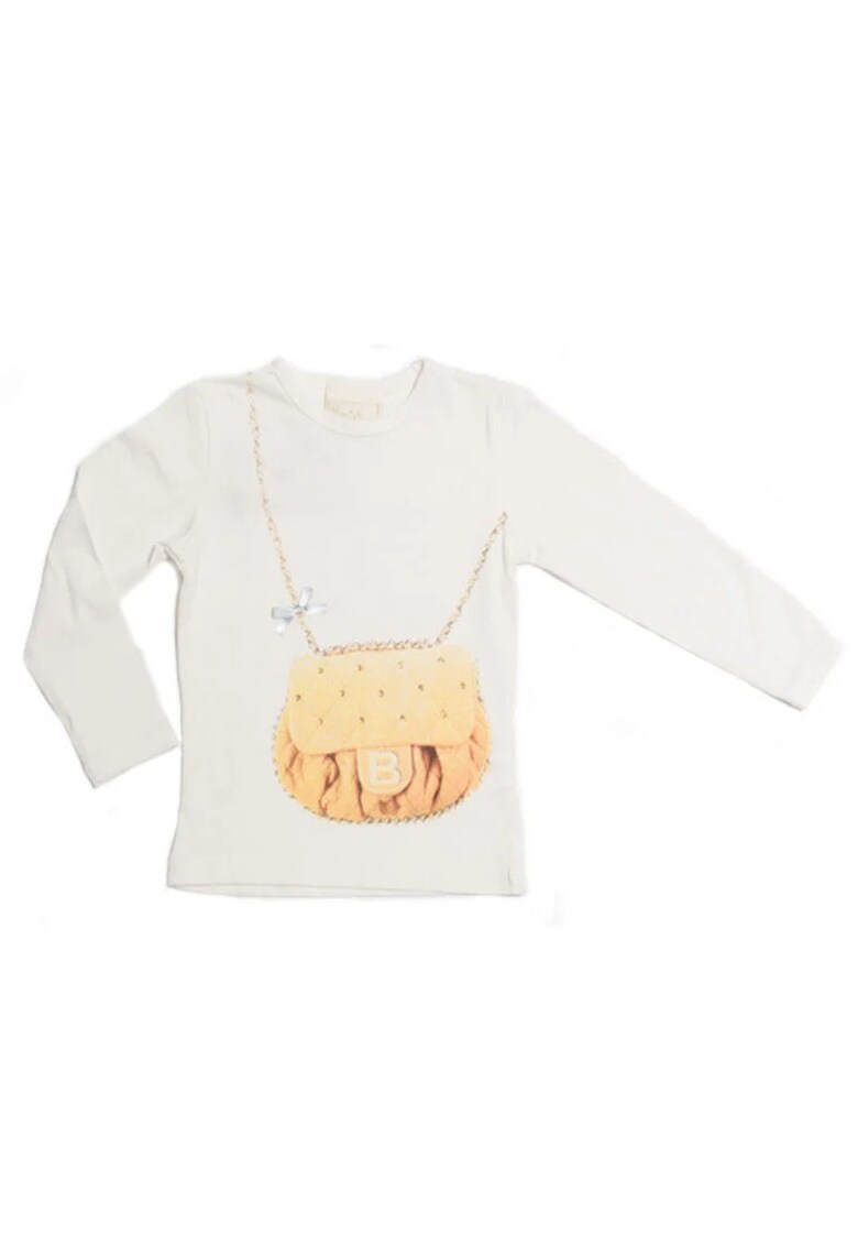 Bluza cu imprimeu gentuta - fete - 10830