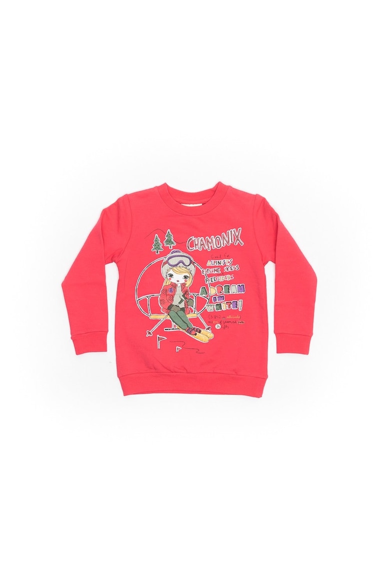 Bluza maneca lunga -  Skiers - roz - 20841 - Roz