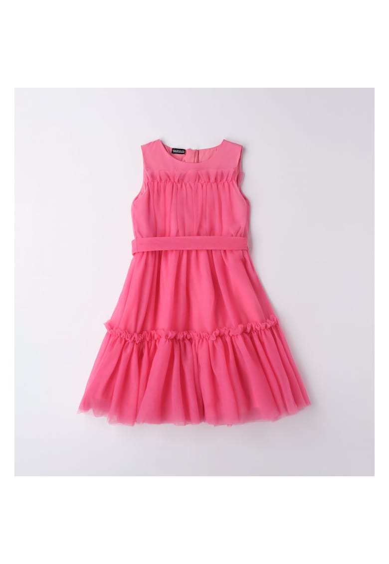 Rochie eleganta din tull pentru fete - 0.6427 - Roz - Roz