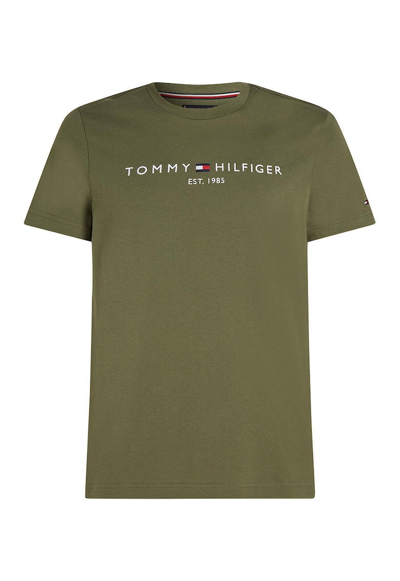 Tricou slim fit din bumbac organic