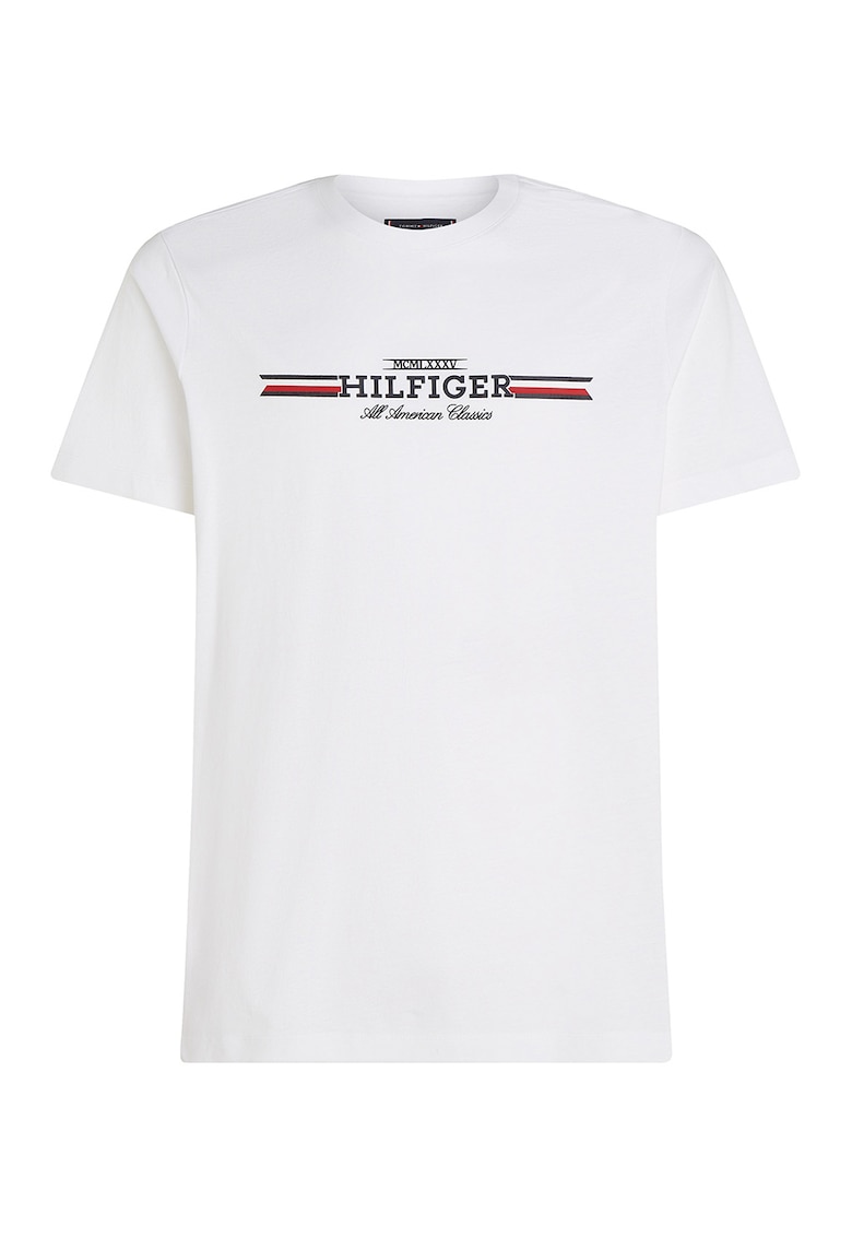 Tricou cu imprimeu logo pe piept