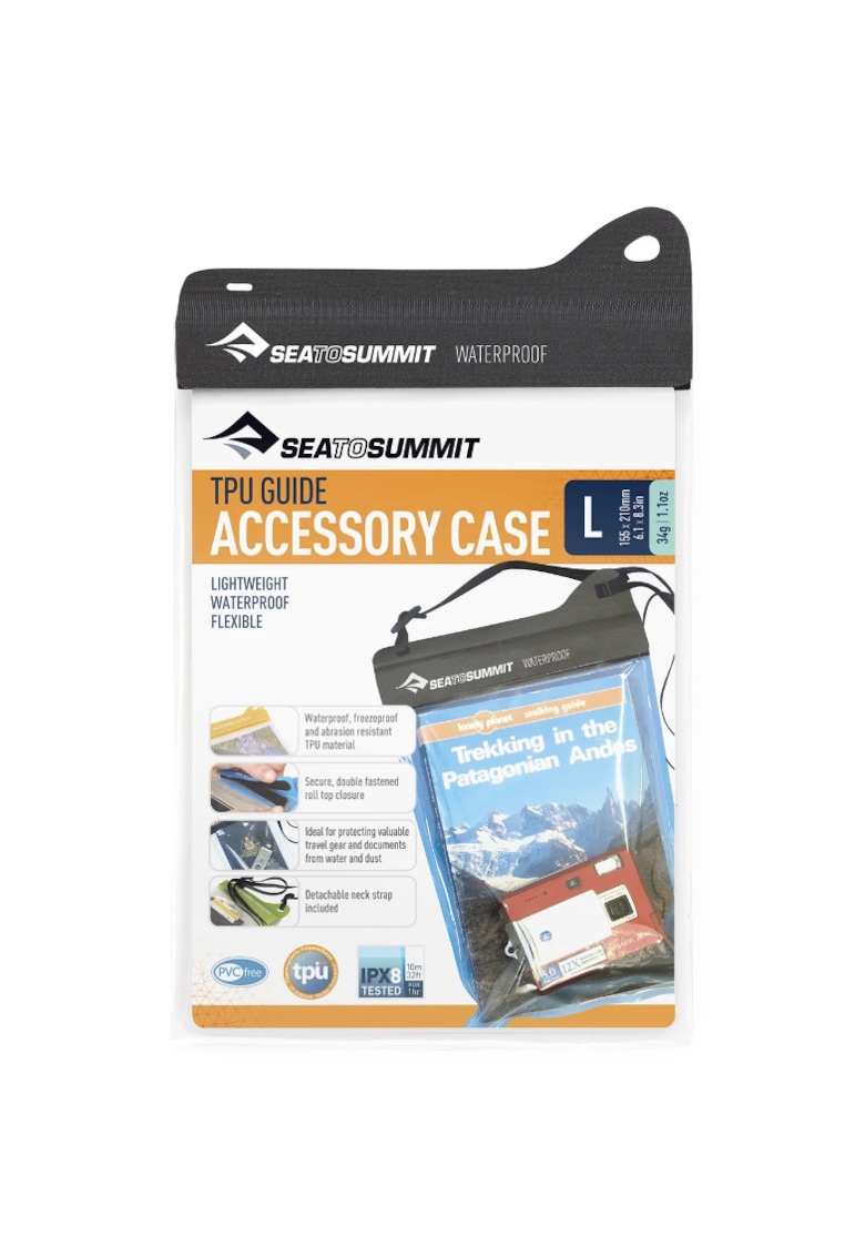 Carcasa TPU impermeabila Guide Accessory Large - 21.5x15 cm - negru