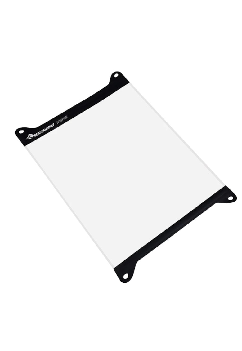 Carcasa TPU impermeabila Guide Map Large Clear - 33.2x43 cm - negru