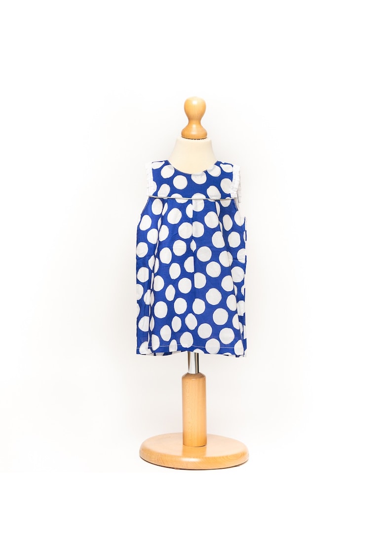 Bluza fara maneci - fete -  cu buline - 10441